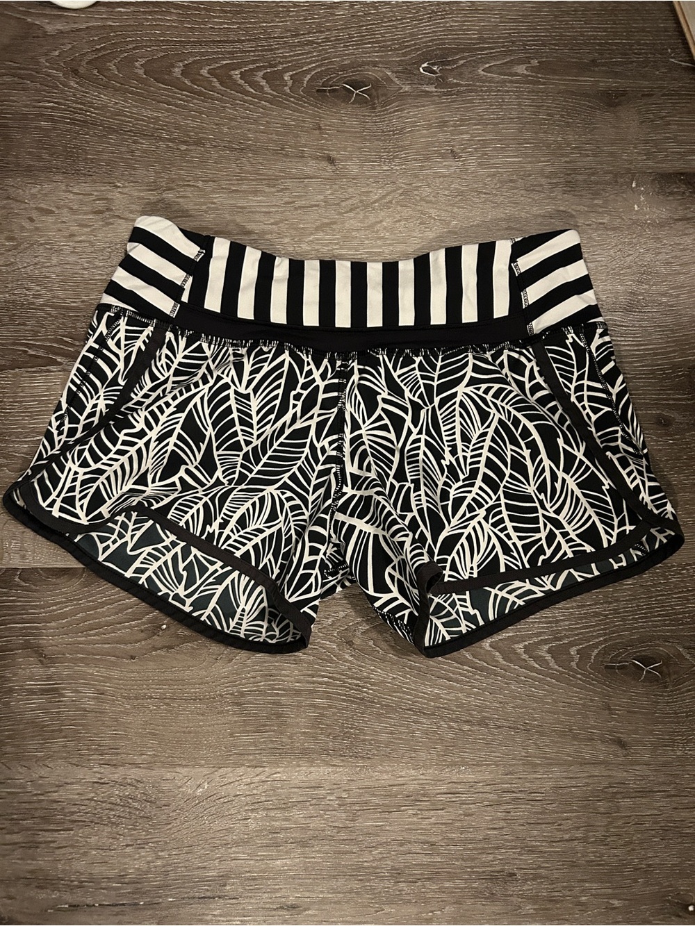 Lululemon Black & White Shorts